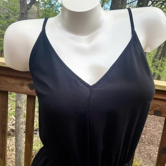 H&M Black Romper w/Pockets - Picture 2 of 8